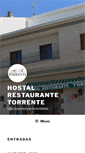 Mobile Screenshot of hostalrestaurantetorrente.com
