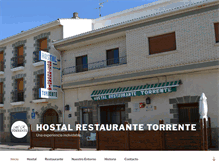 Tablet Screenshot of hostalrestaurantetorrente.com